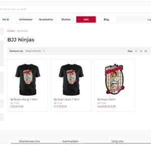 BJJNinja`s products at BJJFightgear.com